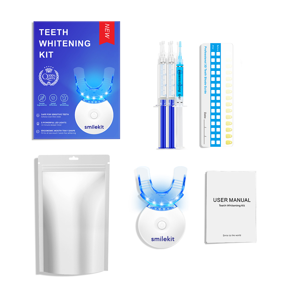 Teeth Whitening Kit - 歯のホワイトニングキット - 35% カルバミド過酸化物を含む 5X LED